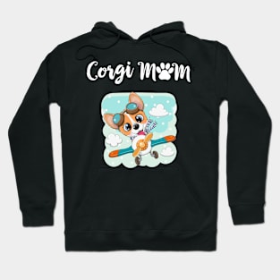 Corgi Mom (170) Hoodie